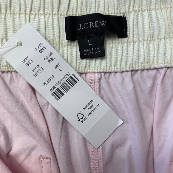 NWT J. Crew Pink Patch Pocket Paddle Shorts Size Large - Picture 5 of 7